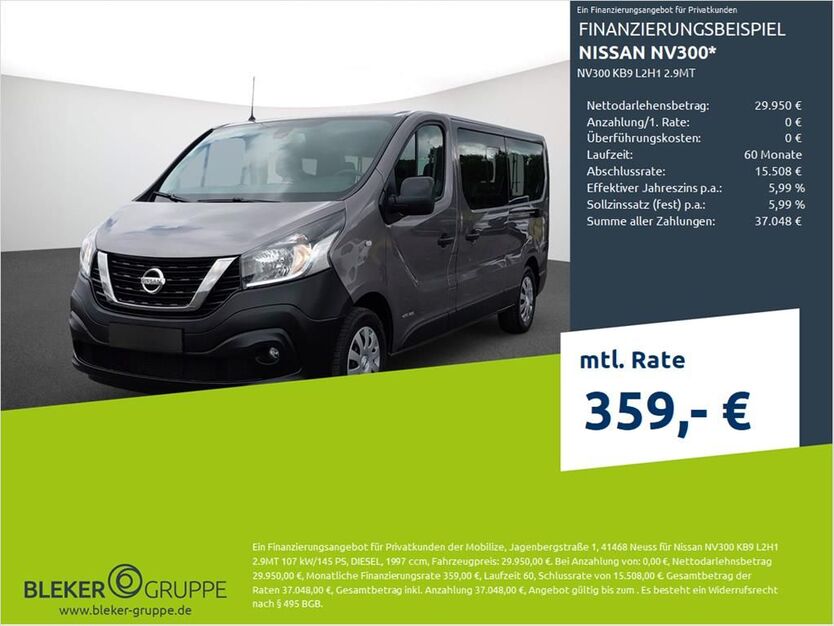 Nissan NV300 53.025 km 29.480 € Münster - Amelsbüren 48163