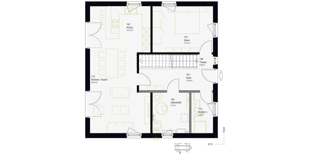 Einfamilienhaus Ennigerloh - 5 Zimmer, 138 m&sup2;, 369.699&euro; | Angebot:26246179