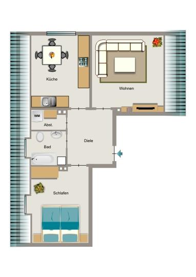 Klein aber fein - Wohnen, wo das Herz schlägt. 2.5 zimmer