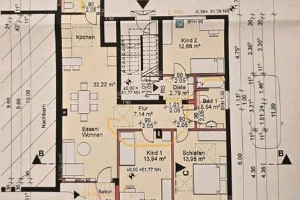 Wohnung Hamm Herringen - 4 Zimmer, 107 m&sup2;, 1.000&euro; | Angebot:25238931