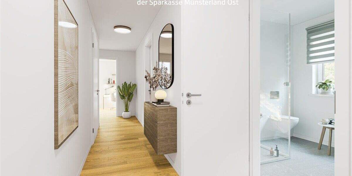 Etagenwohnung Beckum - 3 Zimmer, 90 m&sup2;, 436.700&euro; | Angebot:23984290