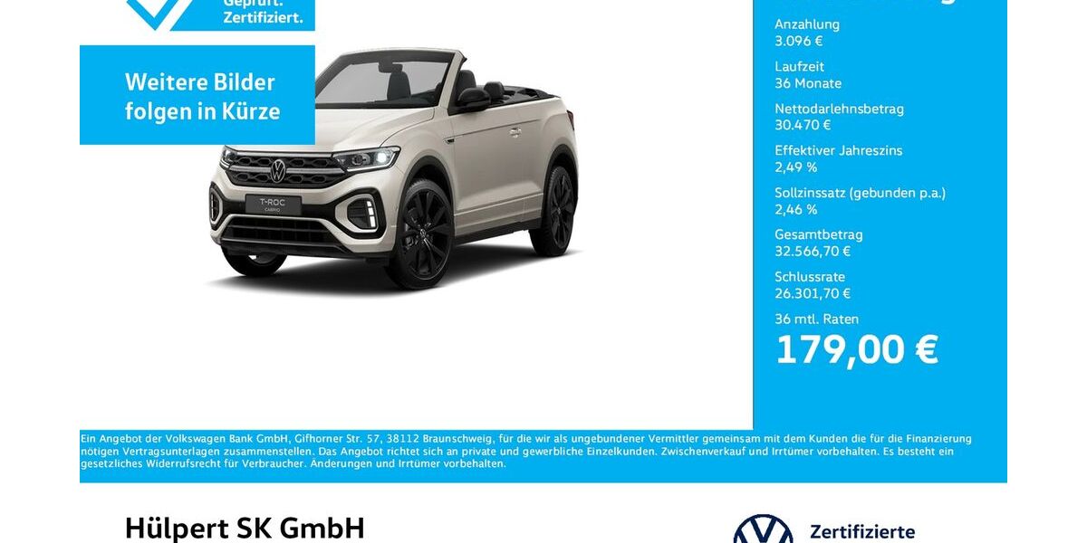 VW T-Roc 10.653 km 33.433 &euro; Bergkamen 59192