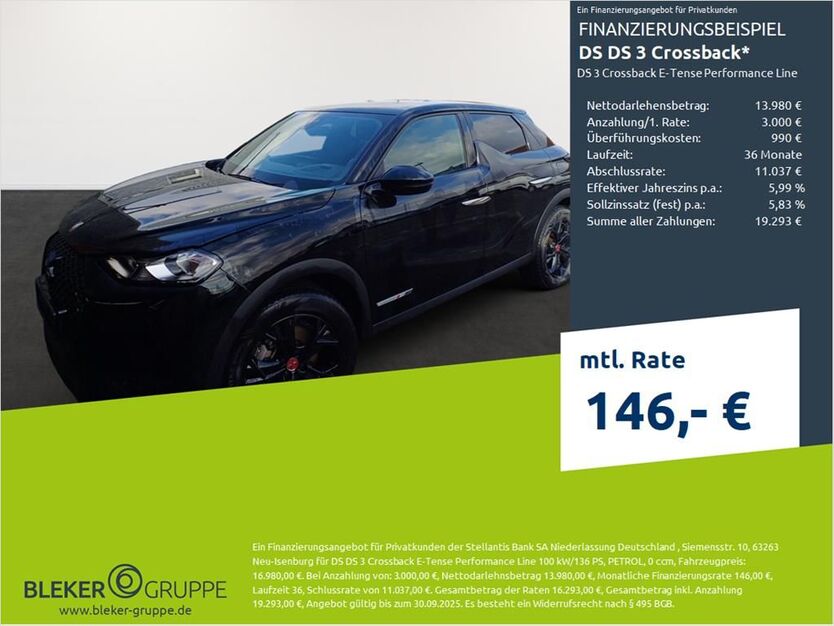 DS Automobiles DS3 Crossback 40.795 km 16.680 € Münster - Amelsbüren 48163