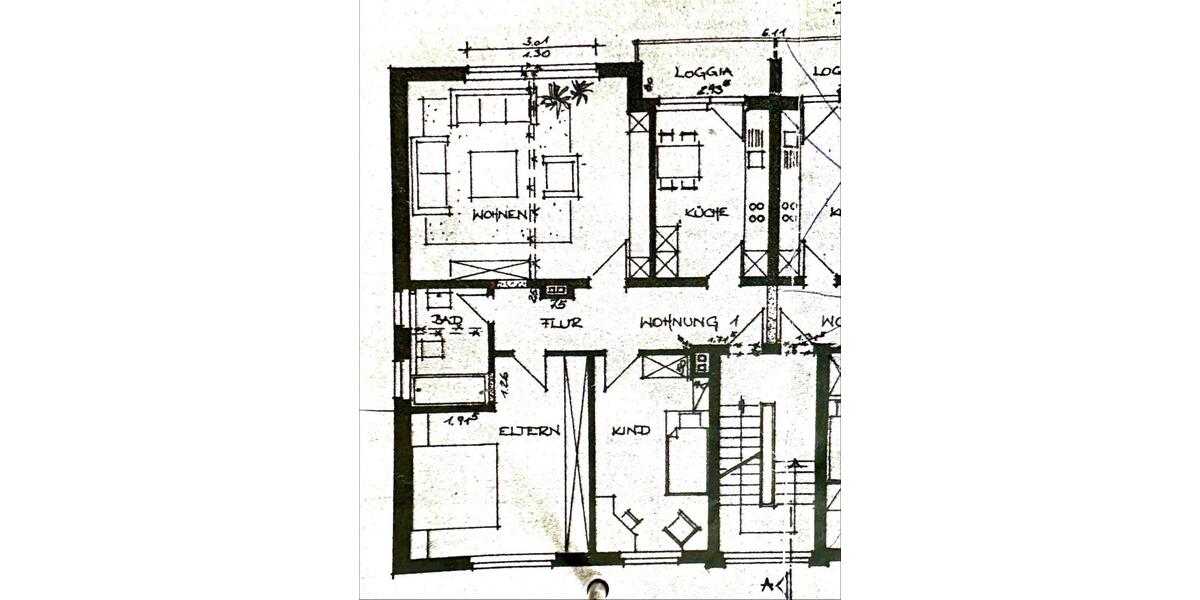 Sonnige Wohnung Nähe Markt Frisch Renoviert 3.5 zimmer
