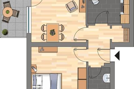 Gemütliche Etagenwohnung in Bergkamen City! 2 zimmer