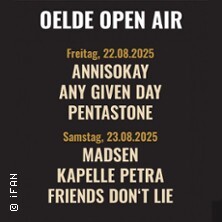 Oelde Open Air 2025 - mit dabei: Madsen und Kapelle Petra Oelde