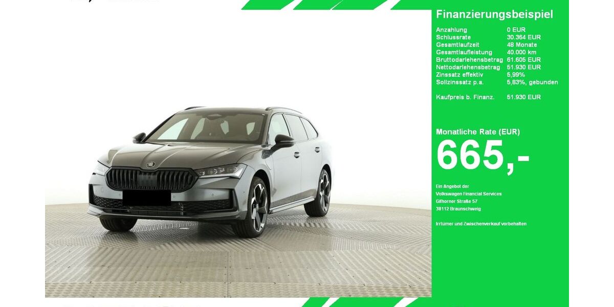 Skoda Superb 9.500 km 51.930 &euro; Oelde (Stromberg) 59302
