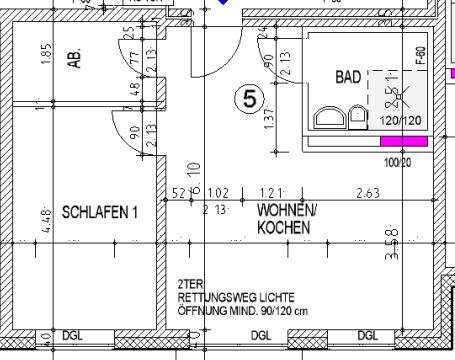 Etagenwohnung Beckum - 2 Zimmer, 50 m&sup2;, 570&euro; | Angebot:26134415
