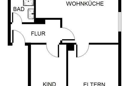 Wohnung Bergkamen Weddinghofen - 3 Zimmer, 50 m&sup2;, 399&euro; | Angebot:27007430