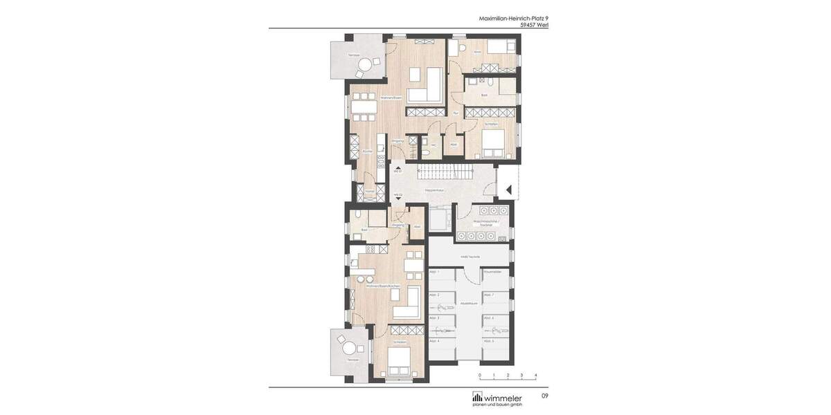 Etagenwohnung Werl - 3 Zimmer, 87 m&sup2;, 352.800&euro; | Angebot:23940943
