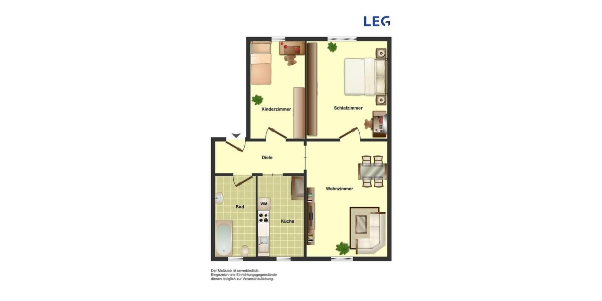 EG-Wohnung in Hamm Herringen 3.5 zimmer