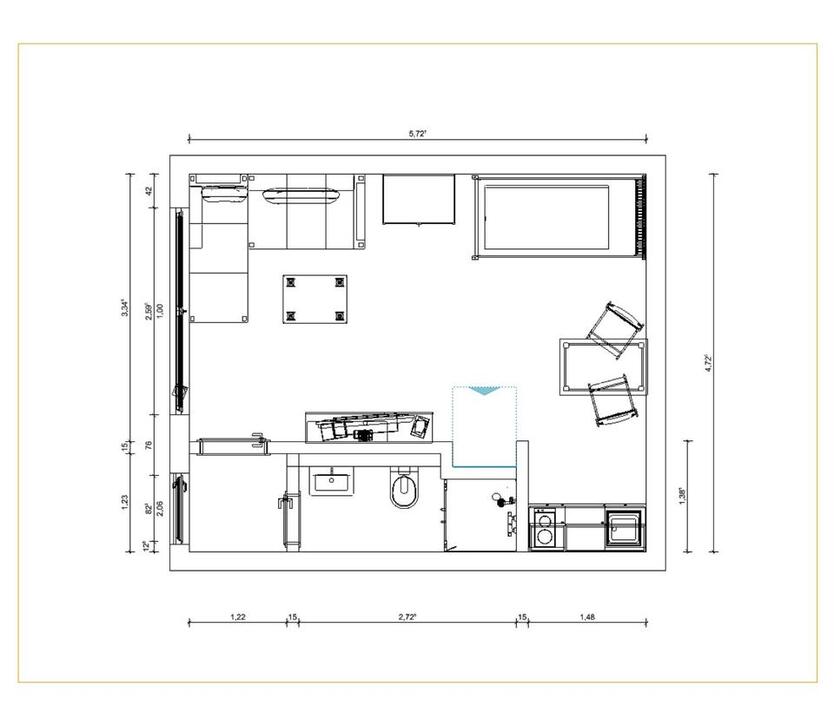 1 Zimmer Apartment für Wochenendfahrer zimmer