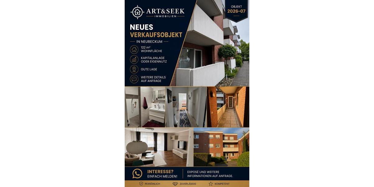 Maisonettenwohnung Beckum - 4 Zimmer, 122 m&sup2;, 261.000&euro; | Angebot:27096041