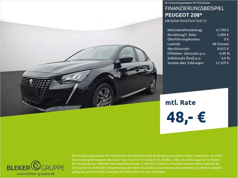Peugeot 208 14.685 km 14.790 € Münster - Amelsbüren 48163
