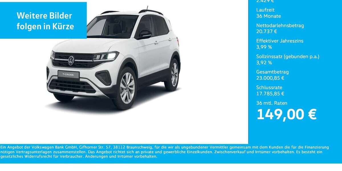 VW T-Cross 4.414 km 23.166 &euro; Bergkamen 59192