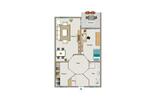 Etagenwohnung Lünen Brambauer - 2.5 Zimmer, 60 m&sup2;, 385&euro; | Angebot:25845036