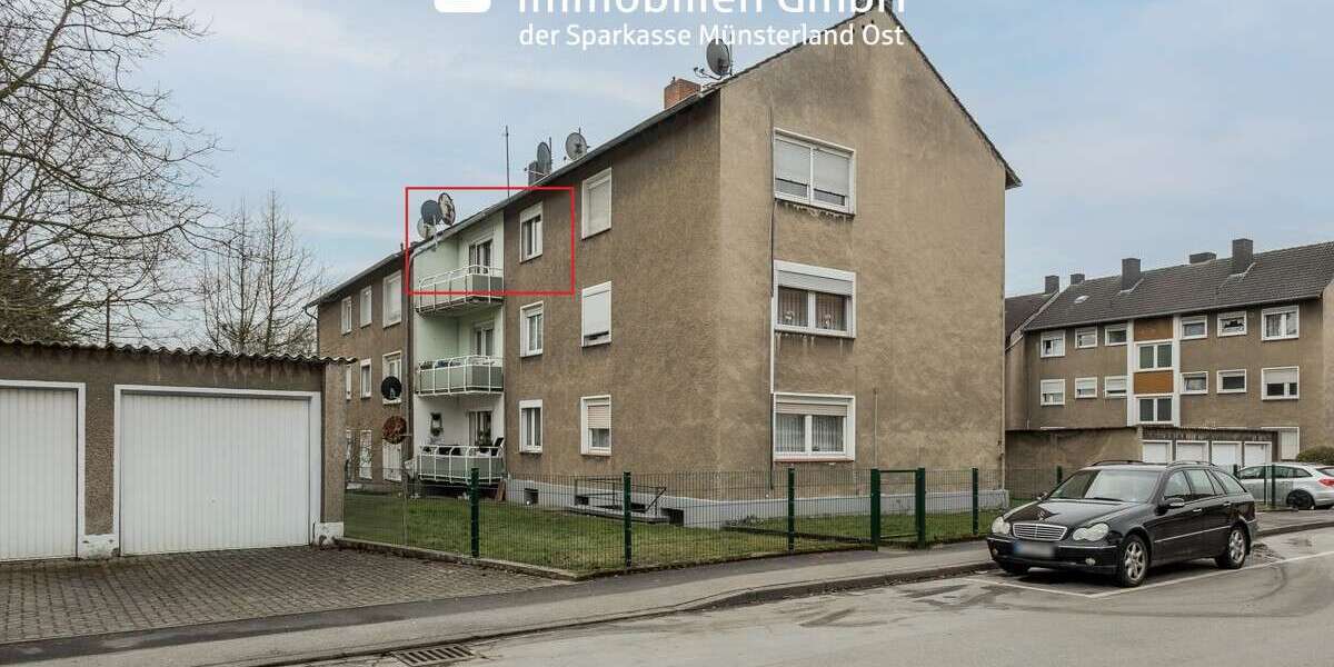 Etagenwohnung Ahlen Dolberg - 3 Zimmer, 52 m&sup2;, 72.000&euro; | Angebot:25031508