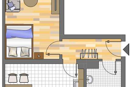 Wohnung zum Mieten in Dortmund 154,80 € 40.15 m² 1 zimmer
