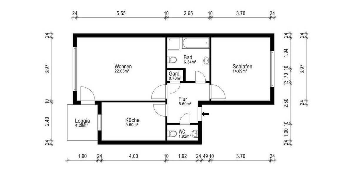 -SOFORT FREI-PROVISIONSFREI- 2-ZIMMER EIGENTUMSWOHNUNG in Hamm Bockum-Hövel 2 zimmer