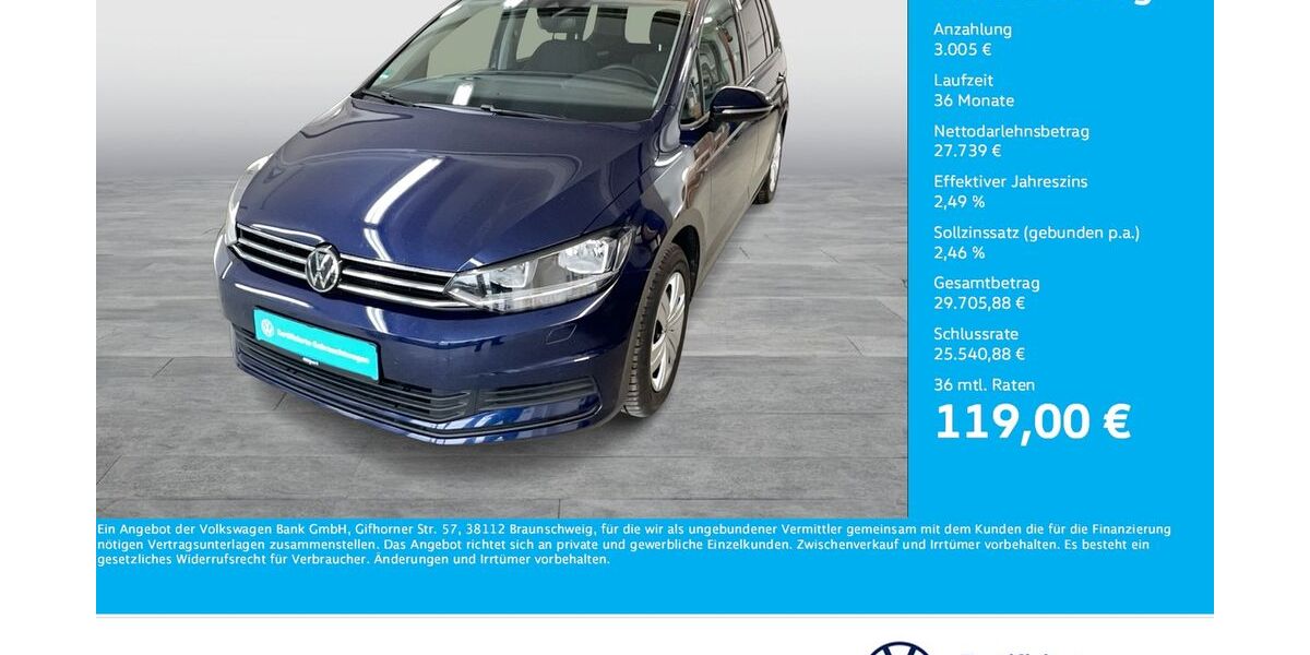 VW Touran 12.210 km 30.744 &euro; Bergkamen 59192