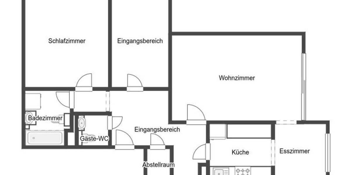 Etagenwohnung Kamen Kamen-Mitte - 3 Zimmer, 82 m&sup2;, 180.000&euro; | Angebot:26903731