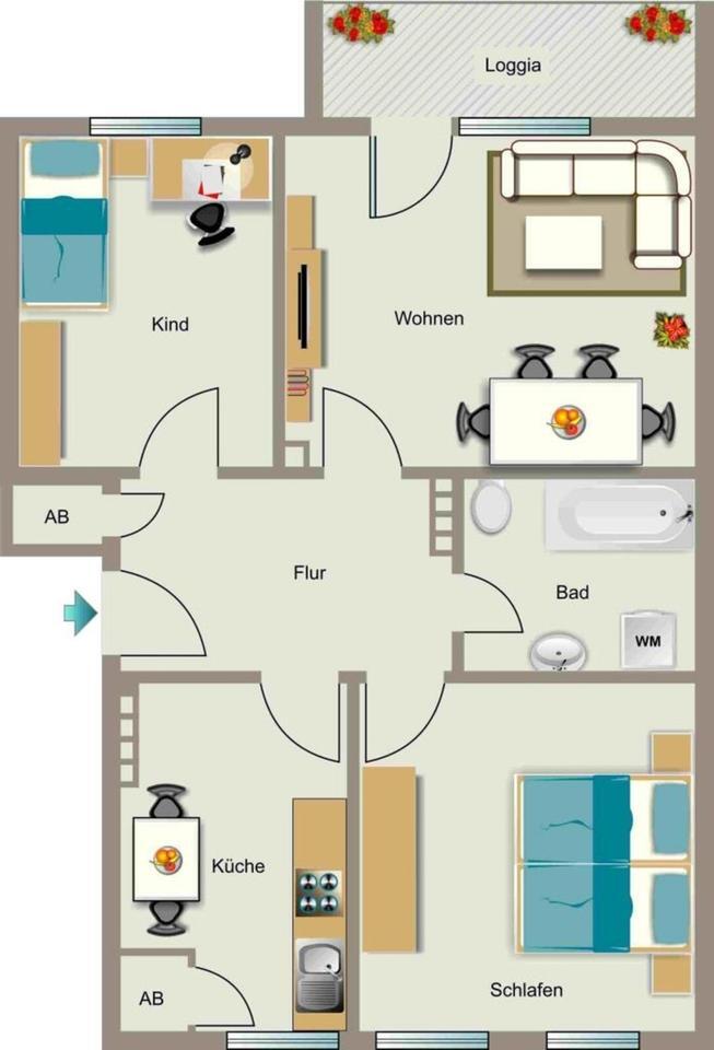 Wohnen, wo das Herz schlägt. zimmer
