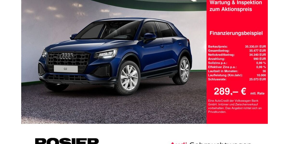 Audi Q2 27.710 km 33.990 &euro; Menden 58706