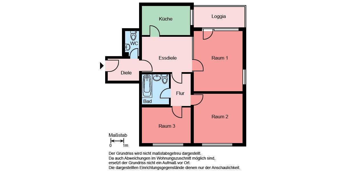 Nur mit WBS ab 4 Personen! Große 3-Zimmer-Wohnung in Lendringsen 3 zimmer