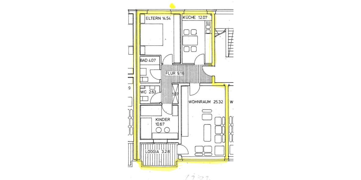 Erdgeschoßwohnung Hamm Braam-Ostwennemar - 3 Zimmer, 83 m&sup2;, 850&euro; | Angebot:24951303