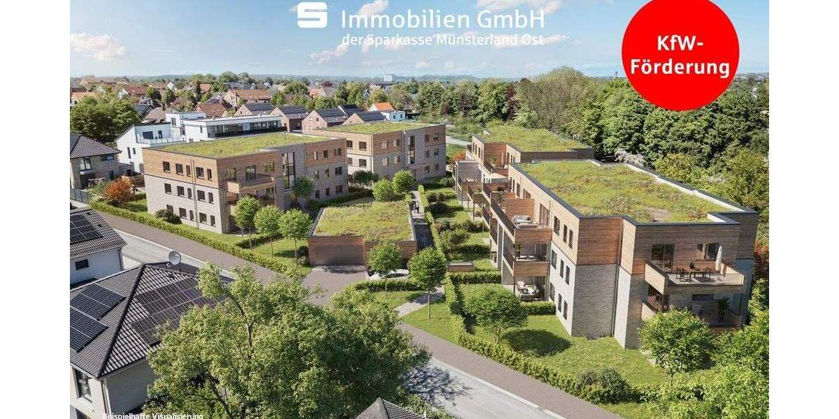Etagenwohnung Beckum - 3 Zimmer, 90 m&sup2;, 436.700&euro; | Angebot:23984290