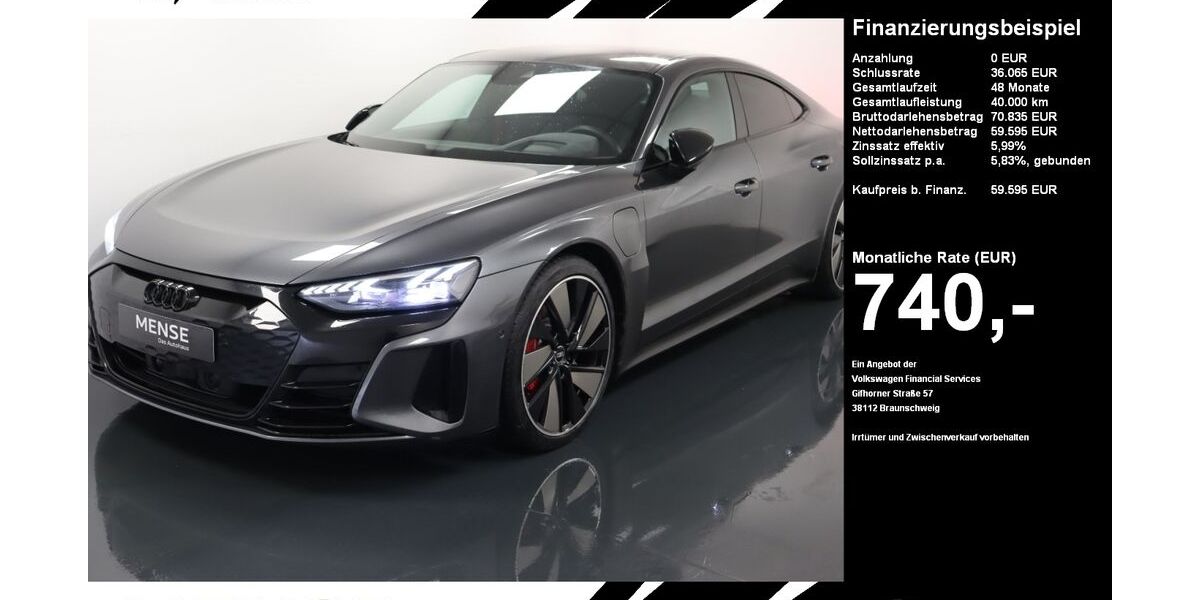 Audi RS e-tron GT 95.873 km 57.000 &euro; Oelde (Stromberg) 59302