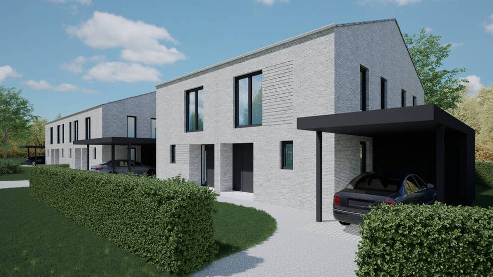 Exklusive Doppelhaushäfte zum Erstbezug KFW-55ee - Fußbodenkühlung - Kamin uvm. 3 zimmer