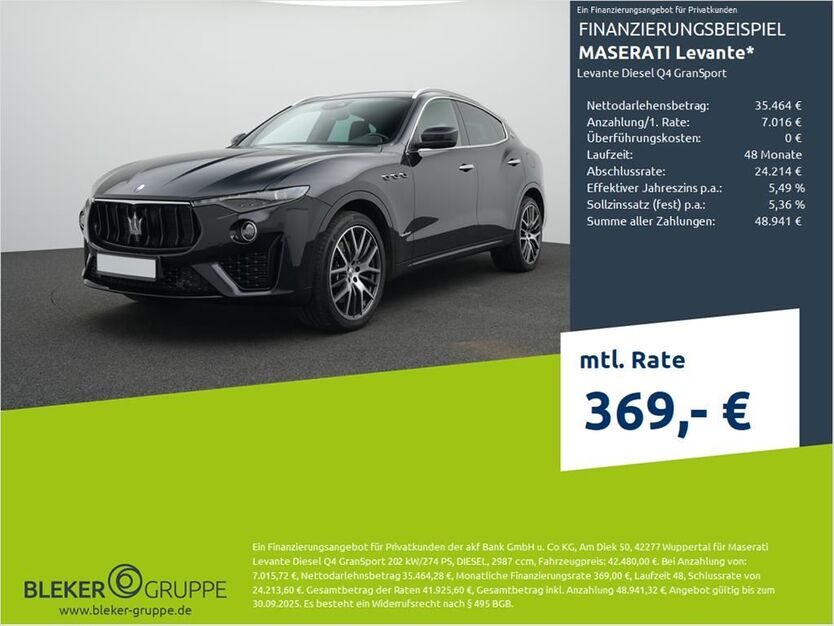 Maserati Levante 108.000 km 42.480 € Münster - Amelsbüren 48163