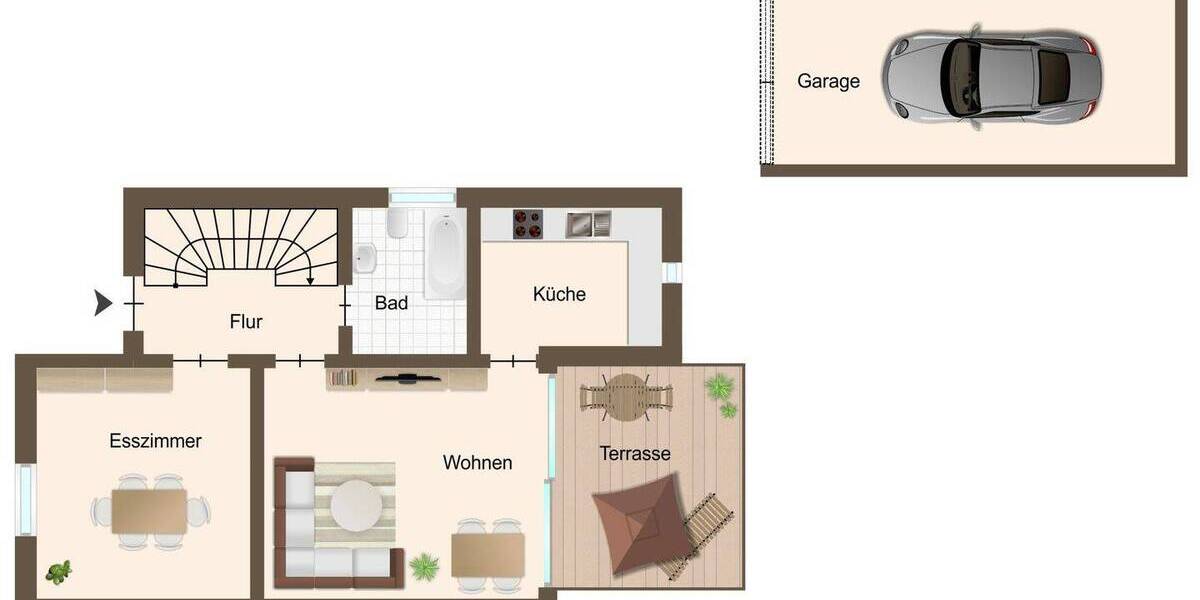 Doppelhaushälfte Bönen - 5 Zimmer, 95 m&sup2;, 269.000&euro; | Angebot:26345134