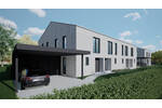 Exklusive Doppelhaushäfte zum Erstbezug KFW-55ee - Fußbodenkühlung - Kamin uvm. 3 zimmer