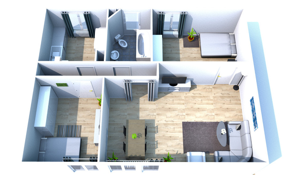 schöne 3 Zimmerwohnung in bester Lage in Unna zimmer