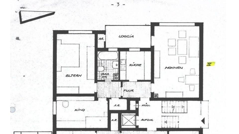 Kernsanierte 3-Zimmer EG-Wohnung mit Fußbodenheizung und Balkon 3 zimmer