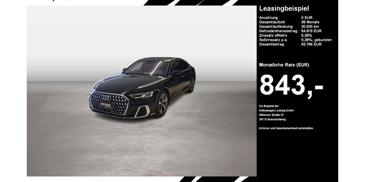 Audi A8 59.800 km 54.400 &euro; Oelde (Stromberg) 59302