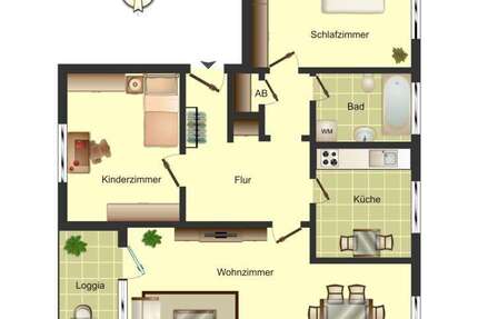 Wohnung zum Mieten in Bergkamen 499 € 72 m² 3 zimmer
