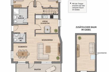 Wohnung Ahlen Dolberg - 4.5 Zimmer, 120 m&sup2;, 329.000&euro; | Angebot:27156978