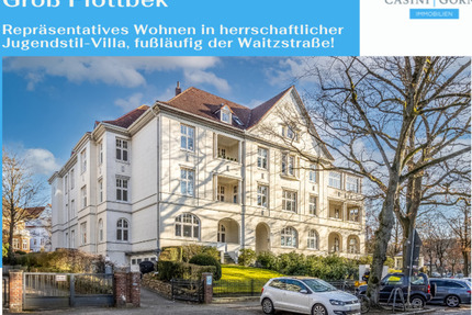 Repräsentatives Wohnen im herrschaftlichen Jugendstilgebäude fußläufig der Waitzstraße!