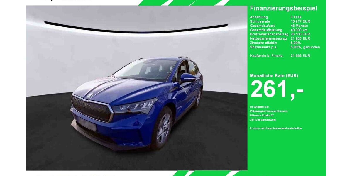 Skoda Enyaq 13.402 km 21.955 &euro; Oelde (Stromberg) 59302
