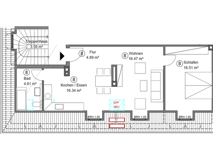 Helle 2,5-Zimmer-Wohnung in Hamm-Herringen – vermietet, modernisiert, ideale Kapitalanlage