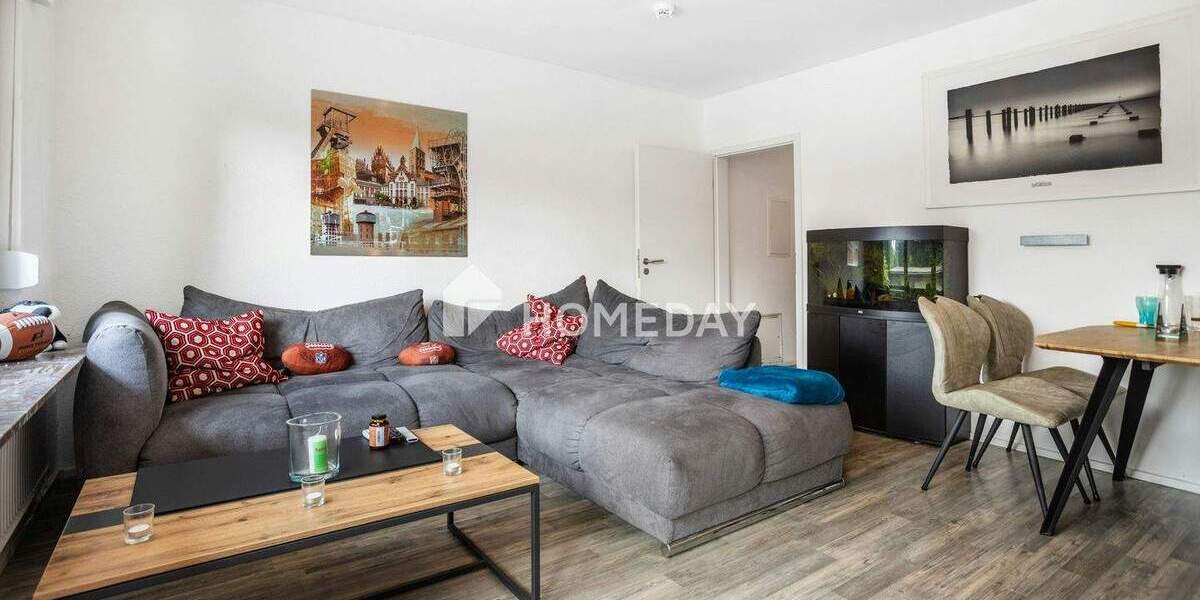 Gepflegte 2-Zimmer-Erdgeschosswohnung mit eigener Terrasse und Stellplatz in Hamm-Norden 2 zimmer