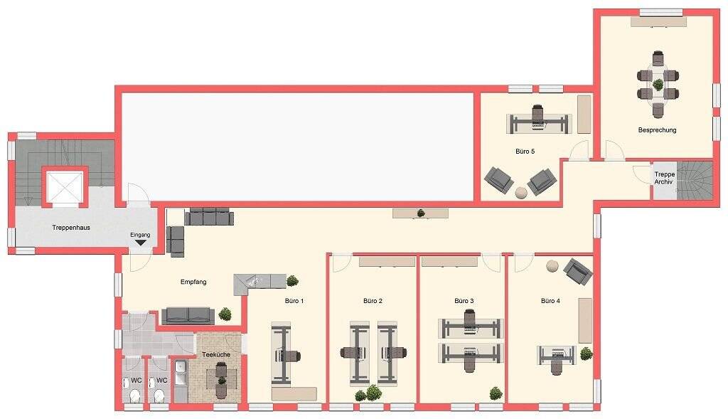Gewerbeobjekt Unna Massen - 6 Zimmer, 200 m&sup2;, 1.800&euro; | Angebot:25768499