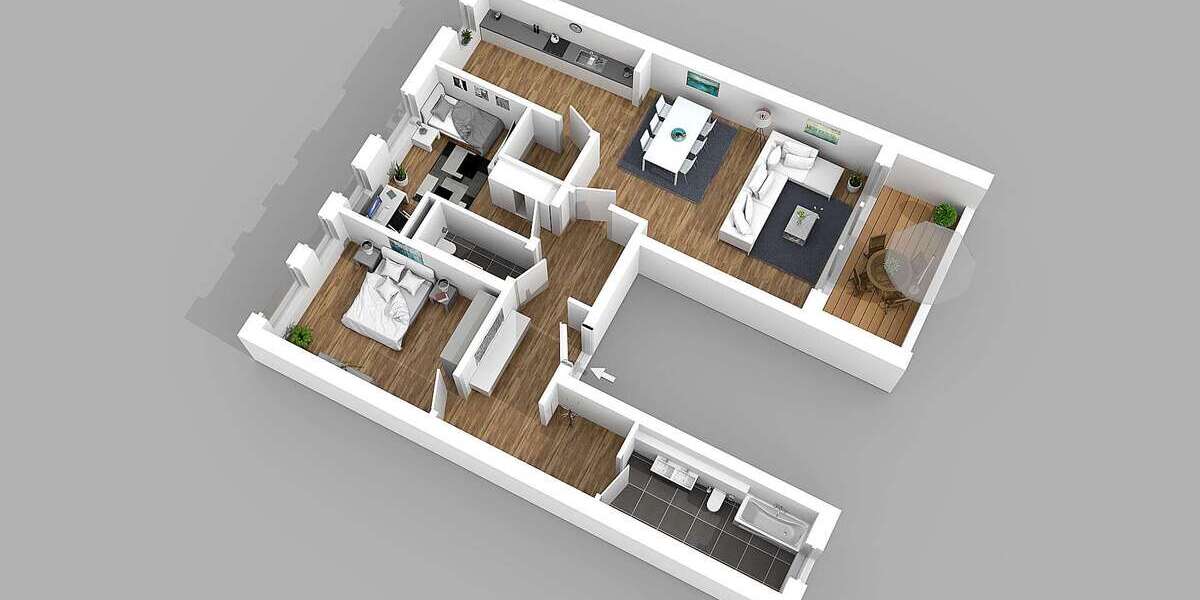 Etagenwohnung Dortmund Brackel - 3 Zimmer, 118 m&sup2;, 1.475&euro; | Angebot:25331676