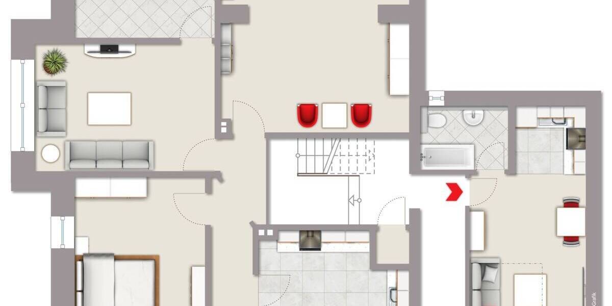 Mehrfamilienhaus, Wohnhaus Beckum - 7 Zimmer, 189 m&sup2;, 260.000&euro; | Angebot:26379678