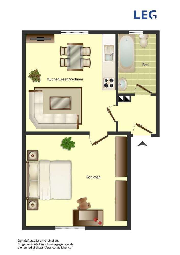 Wohnung zum Mieten in Bergkamen 359 € 73 m²