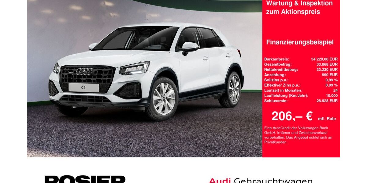 Audi Q2 8.602 km 34.220 &euro; Menden 58706