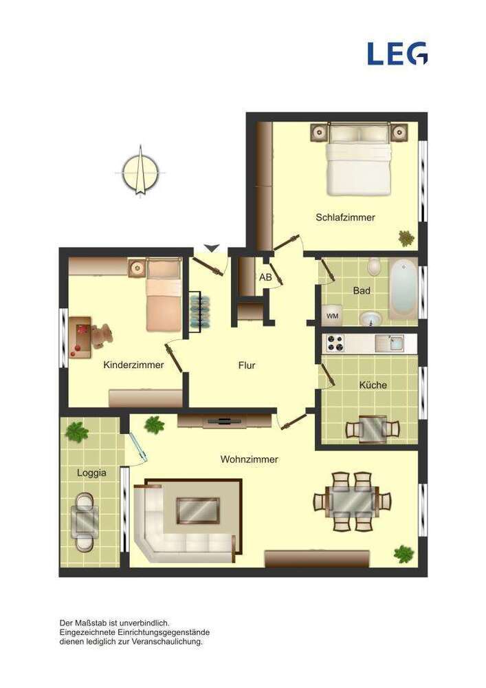 Wohnung zum Mieten in Bergkamen 499 € 72 m²